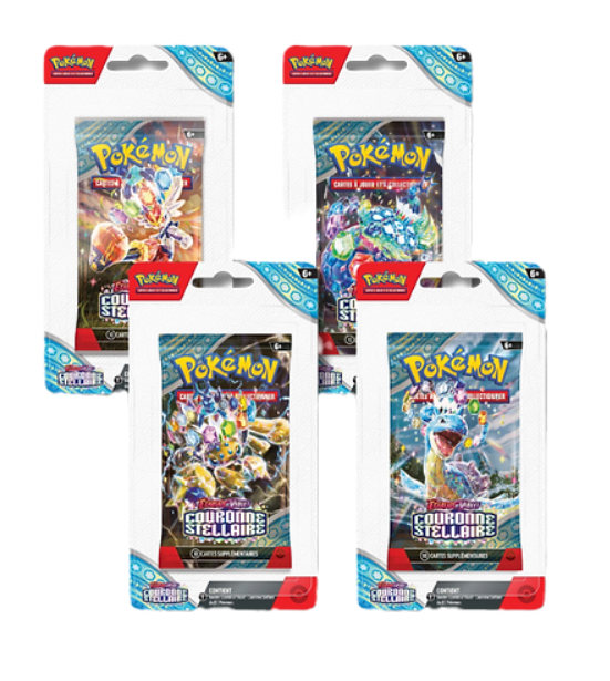 Blister EV07 Couronne Stellaire - Pokémon - Modèles aléatoires - Vendu à l'unité