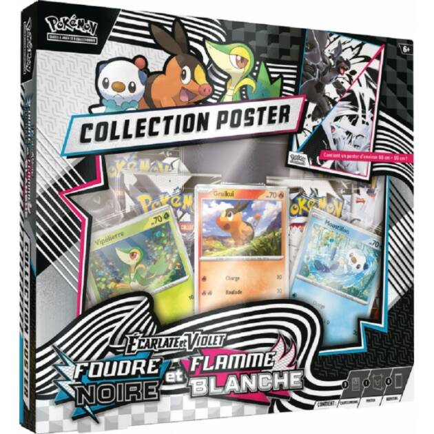 Pokémon - Collection Poster EV10.5 : Foudre Noire & Flamme Blanche