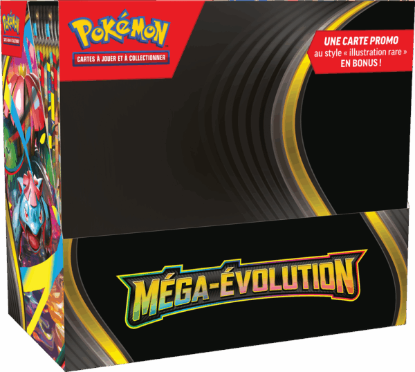 Pokémon – Display avec carte promo – Méga-Evolution – ME01 – Boite de 36 boosters en français
